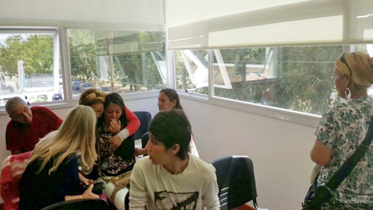 Familiares de la víctima