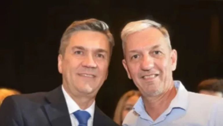 El Gobernador de Chaco junto a su hermano. El Gobernador de Chaco junto a su hermano.