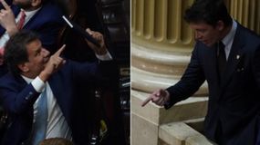 Escándalo: Facundo Manes denuncia que lo golpearon en el Congreso, luego de su cruce con Javier Milei