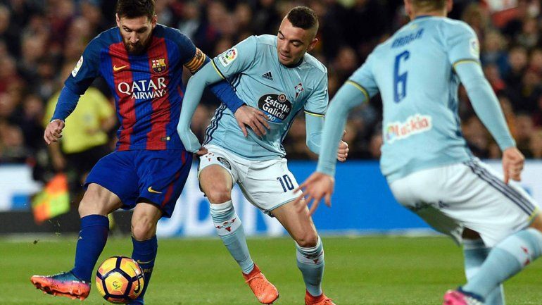 Con dos de Messi, el Barcelona goleó y aseguró su lugar en la cima