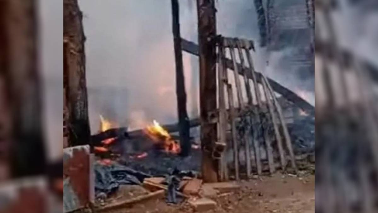 Video: incendio dejó a una familia sin nada y necesitan ayuda