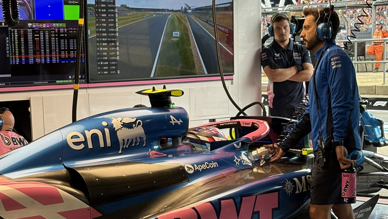 Franco Colapinto preparado para salir en Silverstone / Foto Archivo
