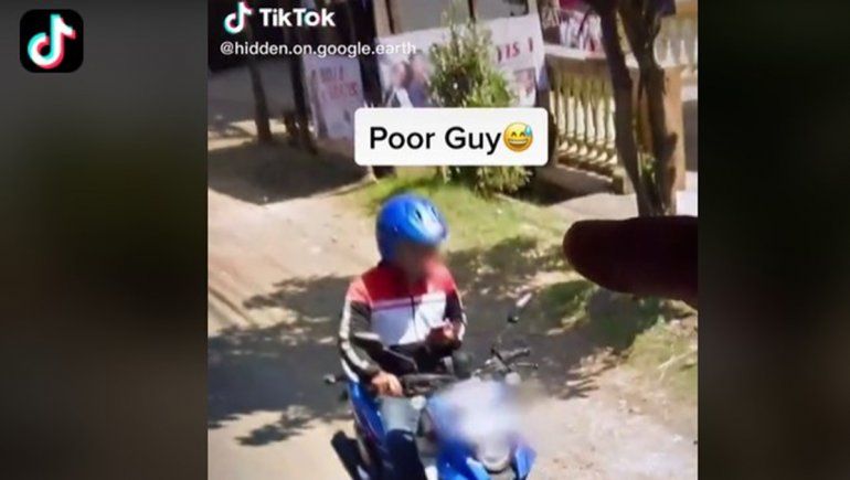 Así comienza el video de la caída capturada en Google Maps | Foto: @hidden.on.google.earth