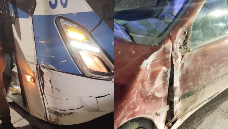 Dobló en la zona del Metrobus y chocó un COLE: el alcotest le dio positivo