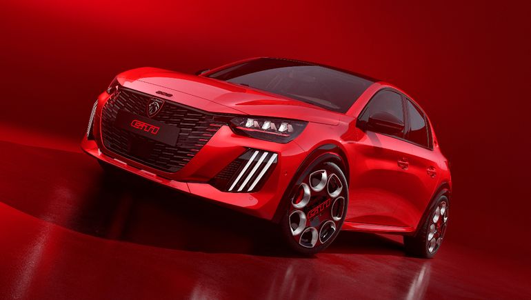 Peugeot E-208 GTI. Peugeot E-208 GTI.