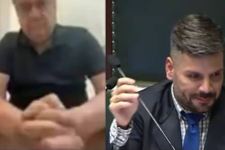 El concejal de Rio de Janeiro&nbsp; participaba de la sesión desde el baño de su casa