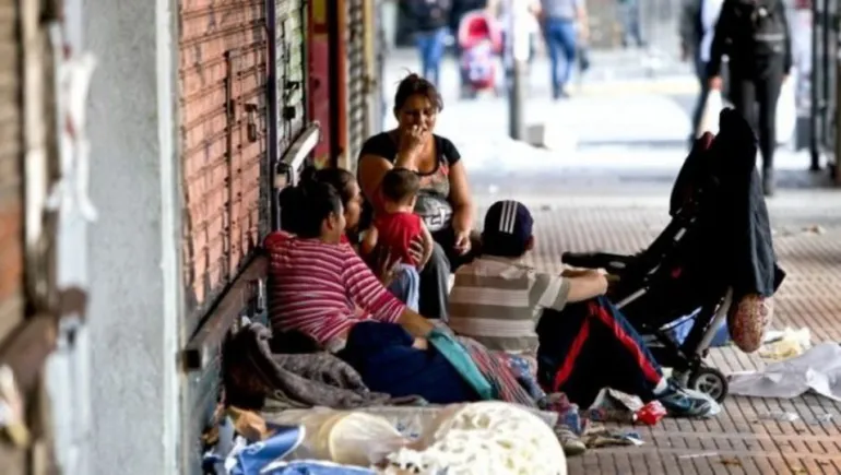 La pobreza se refleja en las calles