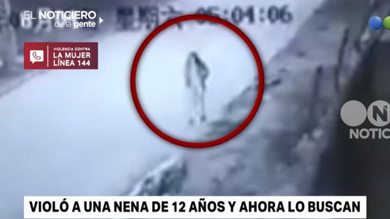 Violó a una nena de 12 años y todo quedó registrado por las cámaras