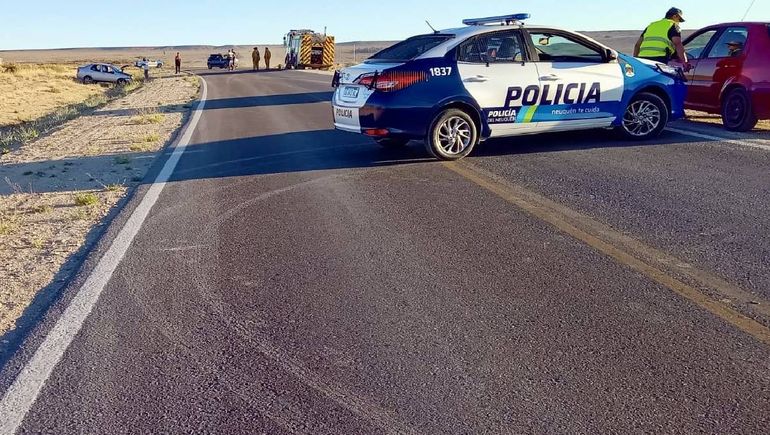 El choque frontal sobre la ruta 14, cercana a Mariano Moreno.