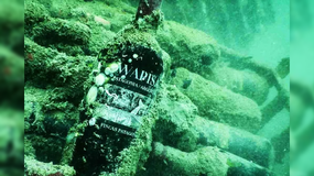 La cava submarina está ubicada en el Golfo San Matías. | LM Neuquen La cava submarina está ubicada en el Golfo San Matías.