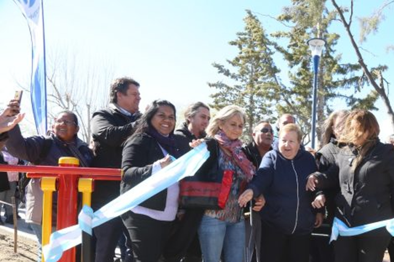 Inauguraron en la ciudad un nuevo Parque Lineal