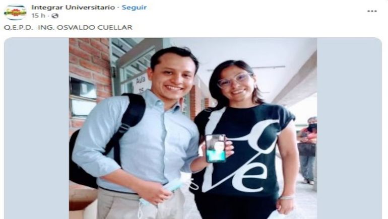 El ingeniero Osvaldo Cuéllar fue asesinado a balazos en una plaza de San José de Pocitos, en la frontera con Salta. El ingeniero Osvaldo Cuéllar fue asesinado a balazos en una plaza de San José de Pocitos, en la frontera con Salta.