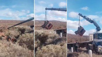 Impresionante operativo en la Ruta 237: un auto cayó a un cañadón