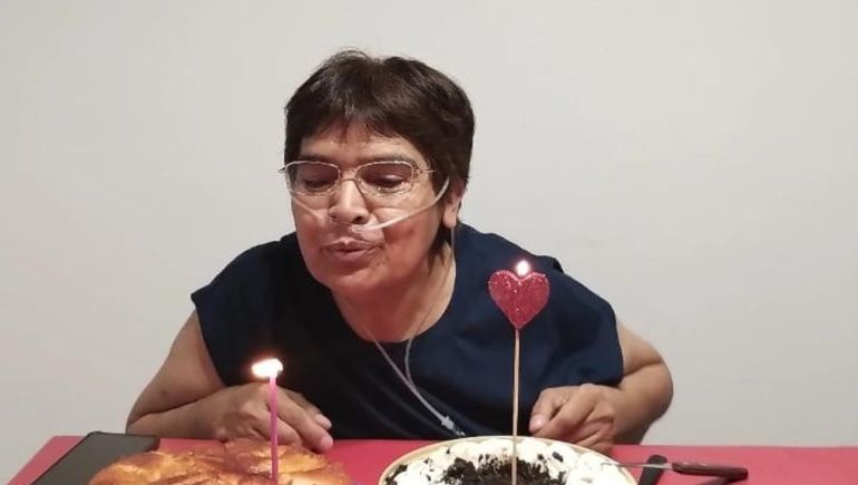 Una vecina de Aluminé espera ser trasplantada y envía un mensaje de concientización.