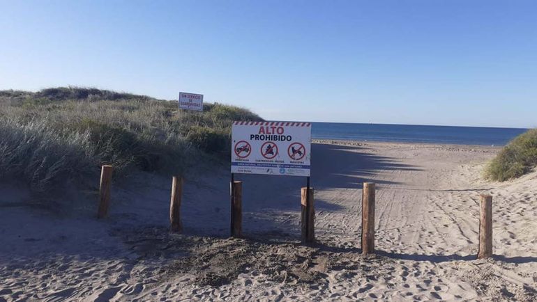 SAO: cercaron una playa para que no la invadan con vehículos