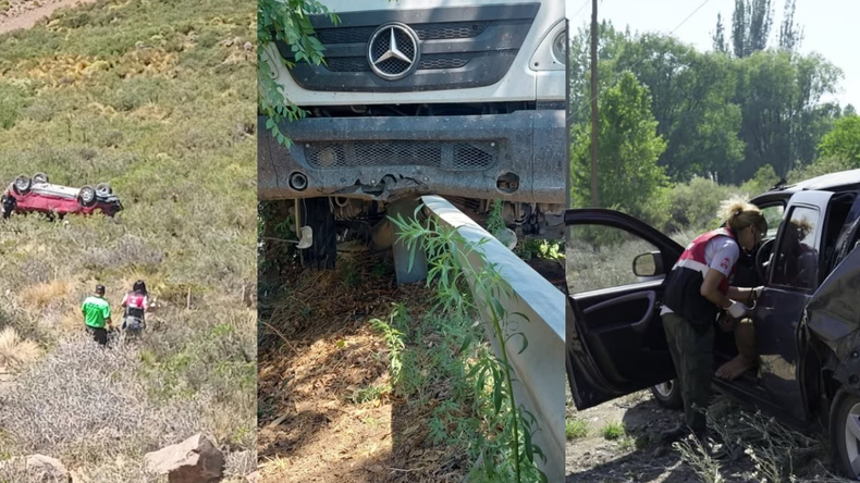 Múltiples choques en el finde largo: borrachos, un ciclista abajo de un camión y un desbarranco | LM Neuquen Múltiples choques en el finde largo: borrachos, un ciclista abajo de un camión y un desbarranco