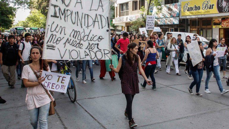 La semana pasada hubo una marcha en apoyo a la víctima.&nbsp;