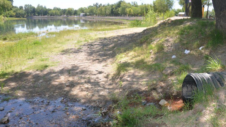 Así lucía ayer el balneario municipal Albino Cotro