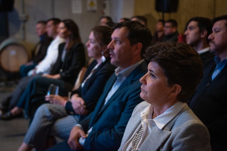 La presntación del Nodo Las Cortaderas en Bodega Malla ante unos 90 empresarios locales e inversores. La presntación del Nodo Las Cortaderas en Bodega Malla ante unos 90 empresarios locales e inversores.