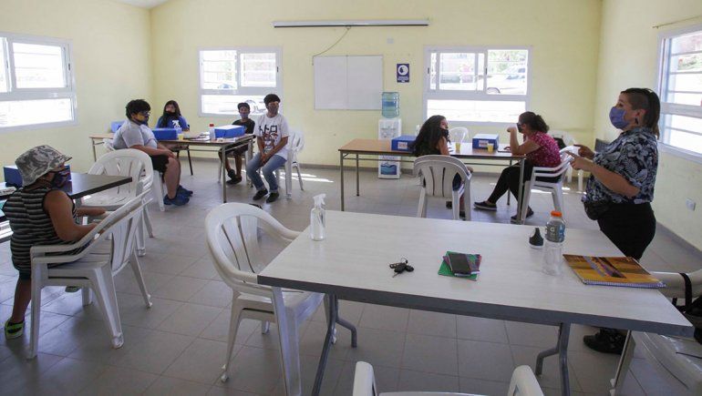 En fotos: la vuelta a clases tras la pandemia en Neuquén