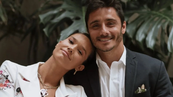 Tras su paso por el civil, la actriz y el futbolista festejaron una boda soñada. Tras su paso por el civil, la actriz y el futbolista festejaron una boda soñada.