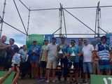 El momento de la premiación de la Regata del río Negro 2025. 