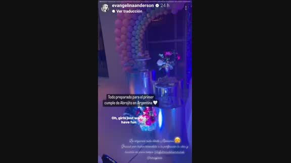 Eva Anderson logró recrear un mundo mágico para el cumpleaños de su hija menor.