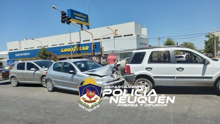 Hubo tres choques en menos de media hora en la Ruta 22