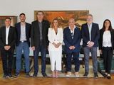 Zambón y Dacharry firmaron el acuerdo con la secretaria de Energía, Flavia Royon, en Buenos Aires.