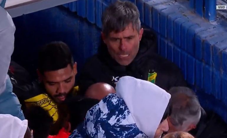 Guillermo Barros Schelotto y Julio Vaccari se agarraron a piñas tras el empate en Liniers.