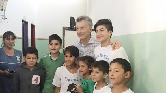 Macri ayer no opinó: dijo que estaba disfónico por gritar los goles de Boca.