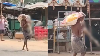 Desenterró el cuerpo de su hermana y lo llevó al banco. Desenterró el cuerpo de su hermana y lo llevó al banco.