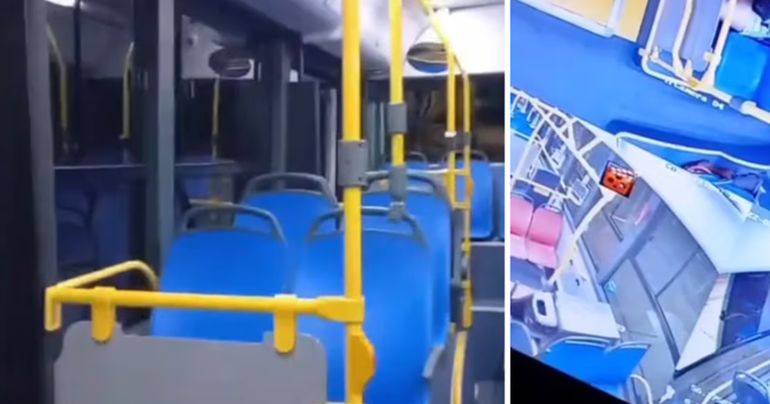 Impactante: Un chofer grabó a un fantasma en un asiento cuando pasaba el colectivo por un cementerio