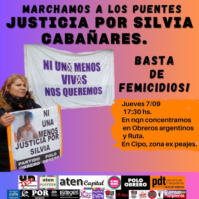 La expareja de Silvia quedó en libertad, pero quedó vinculado a la causa por Femicidio. La expareja de Silvia quedó en libertad, pero quedó vinculado a la causa por Femicidio.