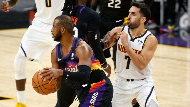 Los Nuggets de Campazzo inician la serie frente a los Suns