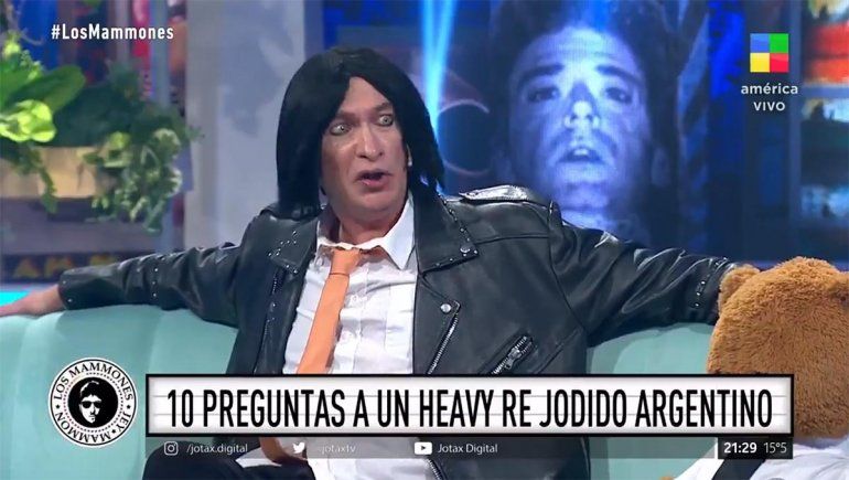 El Heavy Re Jodido reapareció en Los Mammones