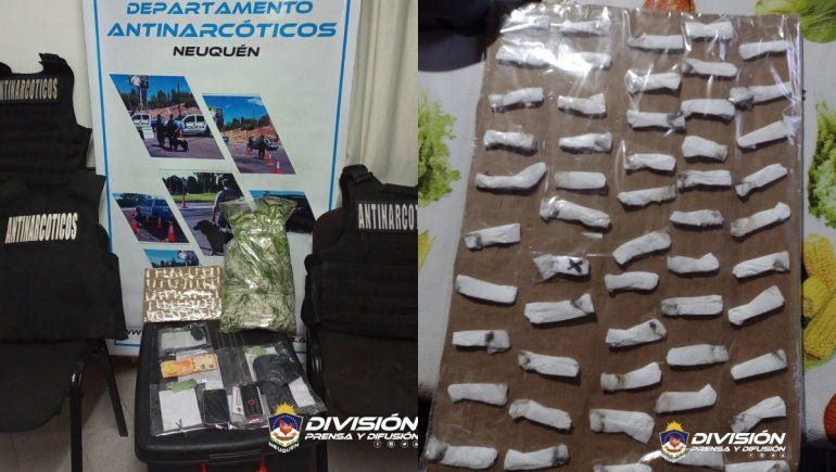 Allanaron dos kioscos narco y dieron con más de $100 mil en droga