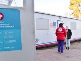 PAE sumó un tráiler de testeos al hospital de San Patricio del Chañar