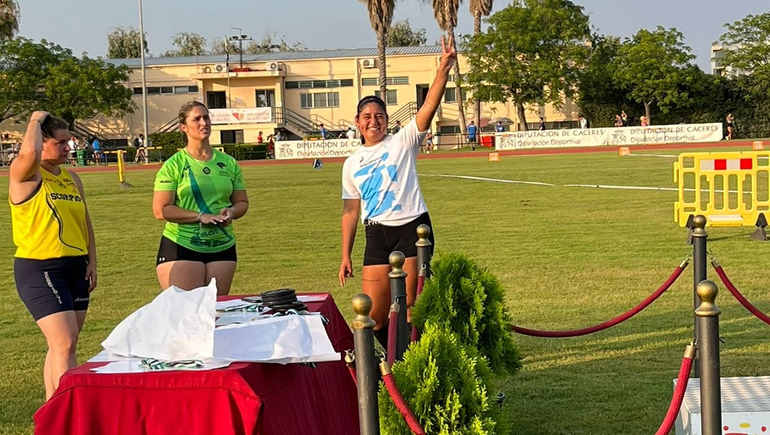 Giuliana Baigorria sigue haciendo historia en el lanzamiento de martillo.&nbsp;