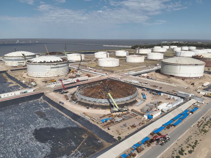 Otamerica inauguró el proyecto “Rosa Negra”, mediante el cual se incrementó la capacidad de almacenamiento y exportación de petróleo de Vaca Muerta a través del Atlántico.