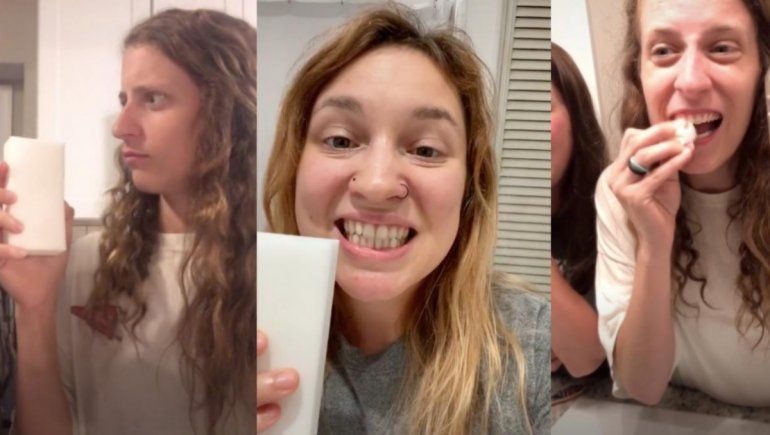 TikTok: alarma por reto de blanquearse los dientes con productos de limpieza.