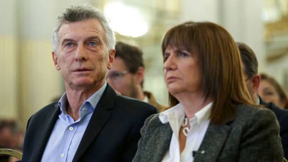 Mauricio Macri y Patricia Bullrich mantiene abierta la grieta del PRO. FOTO: NA