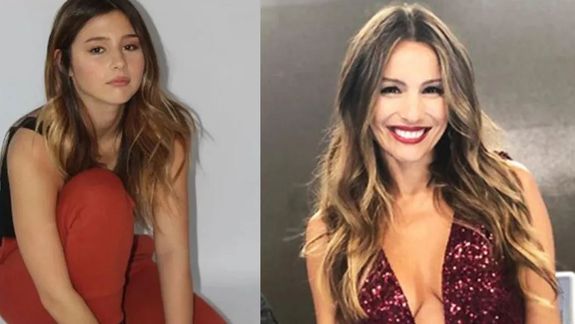 Pampita y Delfina García Moritán.