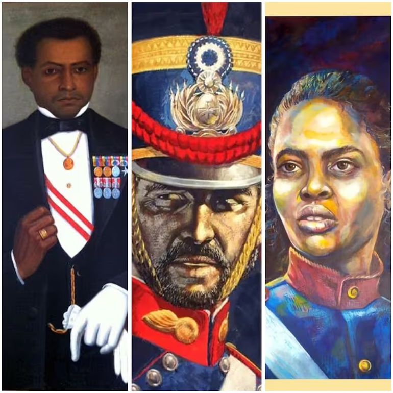 Bernardo de Monteagudo, el Sargento Cabral y María Remedios del Valle; el tríptico publicado por Victoria Villarruel. Bernardo de Monteagudo, el Sargento Cabral y María Remedios del Valle; el tríptico publicado por Victoria Villarruel.