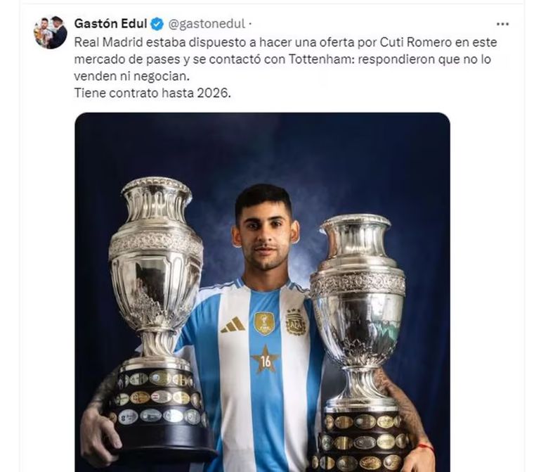 El Tottenham le dijo que no al Real Madrid El Tottenham le dijo que no al Real Madrid