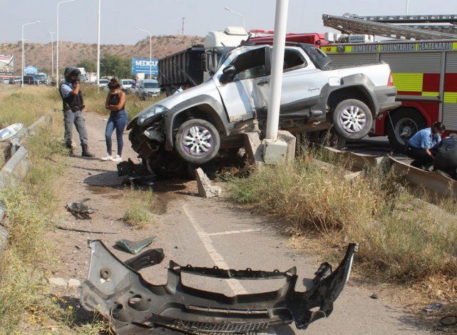 El accidente ocurrió en la Ruta 7