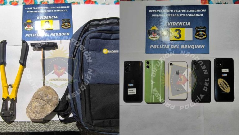 Cayó una banda de ladrones con inhibidor: les secuestraron dinero y tecnología