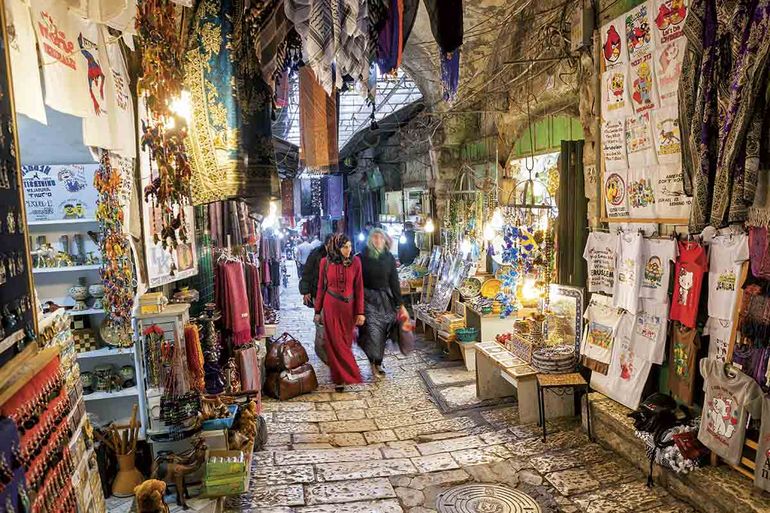 El histórico y multifacético mercado de Jerusalén.