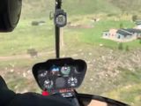 Polémica por un helicóptero en pleno barrio privado