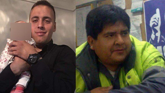 Las dos víctimas fatales. Un policía de 28 años y un barrendero.